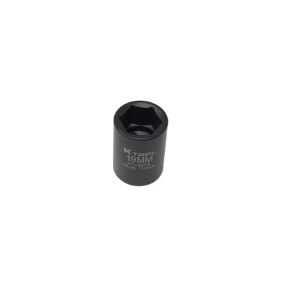 K Tool International Socket Impact 19mm 1/2 in. Dr