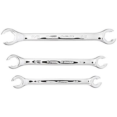 K Tool International Wrench Set Flare Net 3 Piece SAE