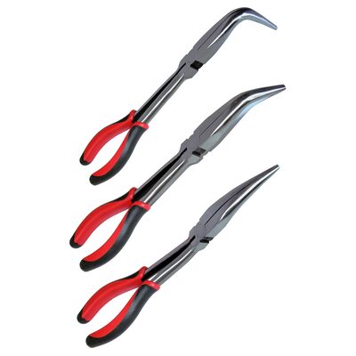 K Tool International Pliers Set Needle Nose 3 pc 11 in.