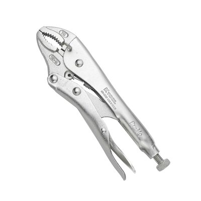 K Tool International Pliers Curved-Jaw Locking 7 in.