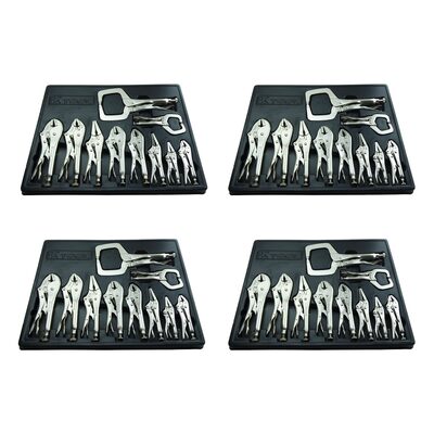 K Tool International Pliers Set 10 pc Locking 4-Pack