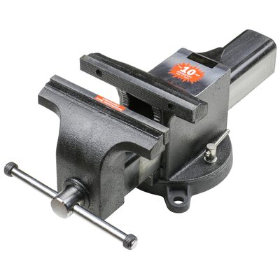 K Tool International Steel Bench Vise 8 Inch with 9 Inch Jaw Opening