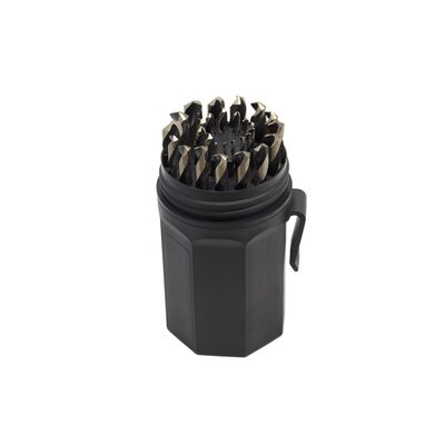 K Tool International Drill Bit Set 29 Pc Jobber Length 135 Degree Split Point