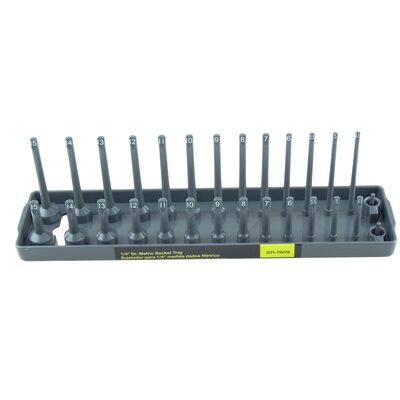 K Tool International Socket Holder 1/4 Inch Drive MM Gray