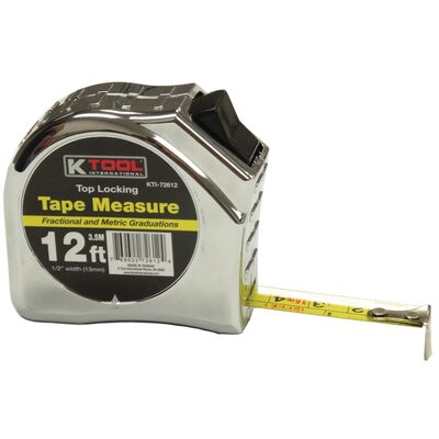 K Tool International 1/2" WIDE 12' SAE/MET TAPE MEASURE