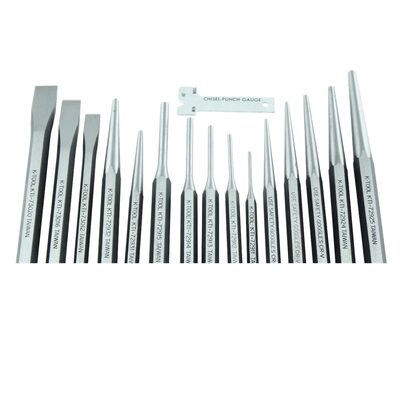 K Tool International PUNCH & CHISEL SET 15 PC. IN KIT BAG