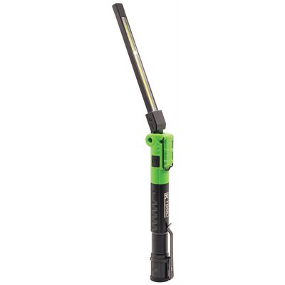 K Tool International 350 Lumen 3-Way Foldable Slim Work Light (Lime Green)