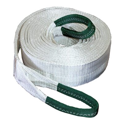 K Tool International Tow Strap With Looped Ends 4in. x 30ft. 40,000lbs