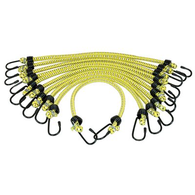 K Tool International 10PK BUNGEE CORD 3/8IN. X 18IN. GENERAL PURPOSE