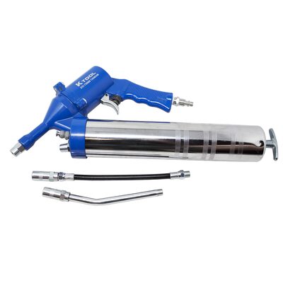 K Tool International Grease Gun Air-powered, Pistol-grip (1200-6000psi)