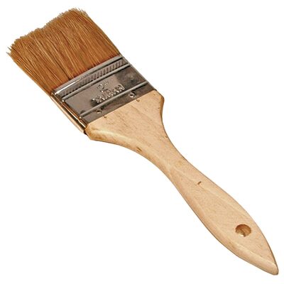K Tool International Utility Brush 2 Inch Natural Bristles Wood Handle