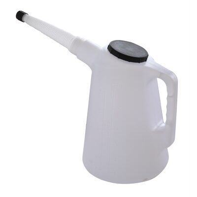 K Tool International Plastic Measure Flex Spout with Dust Cap 6 Quart