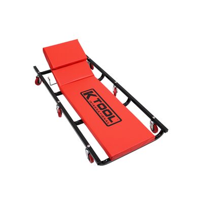 K Tool International Creeper 40 Inch Metal Frame Adjustable Headrest