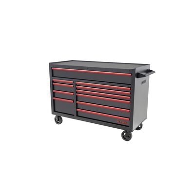 K Tool International Tool Box 55 in. Premium 11 Drawer Double Bay 1,200 lb. (Matte Black)