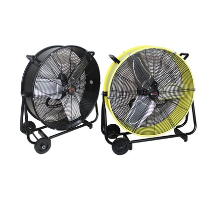 K Tool International 2 PACK Drum Fan 24 Inch Direct Drive Industrial Tilting
