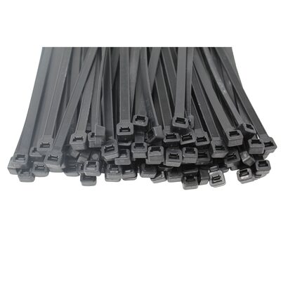 K Tool International 3-PACK Cable Zip Tie Tie 14 in. Black 100/bag 120 lb. Tensile