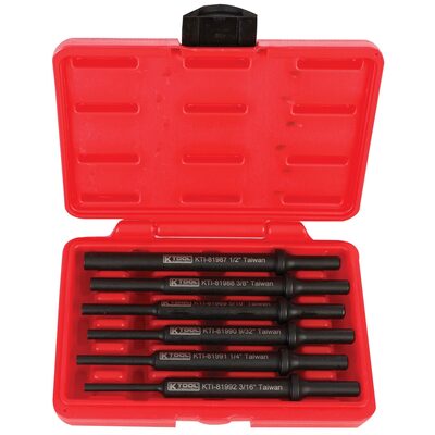 K Tool International Air Hammer Drifts Set 6 Piece