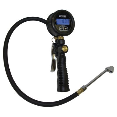 K Tool International Air Inflator Digital Dual Head Chuck