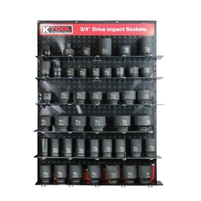 K Tool International OVERLAY 3/4" DR IMP SOCS DISPLAY