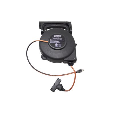 K Tool International 50 ft Retractable Triple Tap Reel