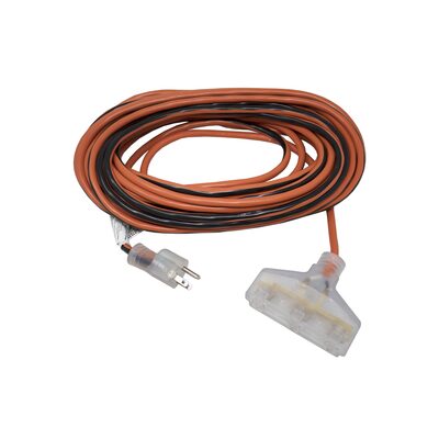 K Tool International 50 ft 14/3 Triple Tap Cord