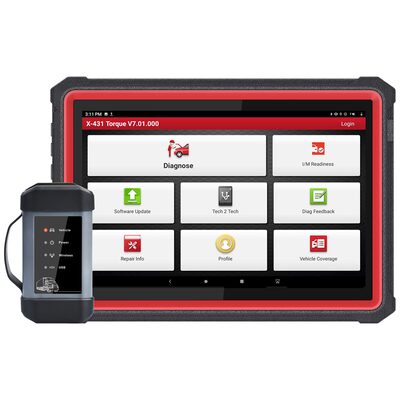 Launch Tech USA X-431 Torque Auto HD Professional Diagnostic Tool Includes 2 Yrs of Updates