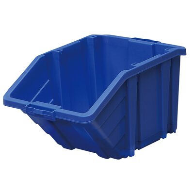 ShopSol Mobile Storage Bin, Blue