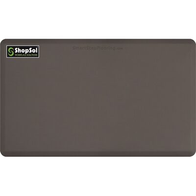 ShopSol Anti-Fatigue Mat Supreme 5' x 3' Gray 53SSGRY
