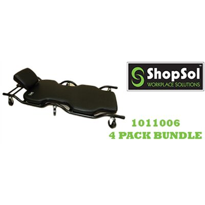 ShopSol ShopSol Wide Body, Heavy Duty Creeper (LDS1010903) 4-pack Bundle