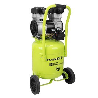 Legacy Manufacturing Flexzilla Air Compressor with Quiet Technology, Portable,  2 HP, 10 Gallon, Industrial Grade Pump