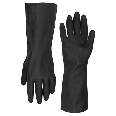 Legacy Manufacturing Flexzilla&reg; Pro Heavy Duty Cleaning Gloves, Neoprene, 13 in. Long Cuff, Black, L