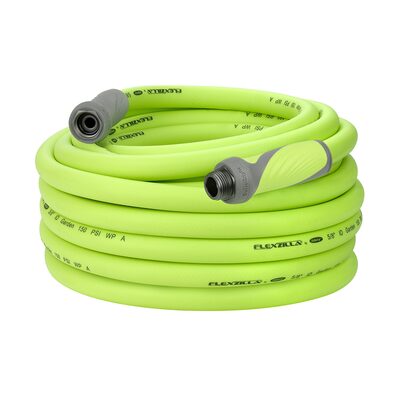 Legacy Manufacturing Flexzilla SwivelGrip Garden Hose, 5/8" x 75', 3/4" - 11 1/2 GHT Fittings