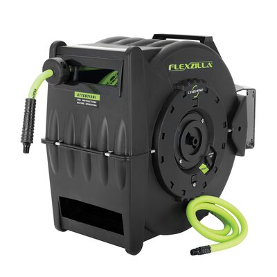 Legacy Manufacturing Flexzilla Pro Retractable Air Hose Reel with Levelwind Technology, 1/2" x 50'