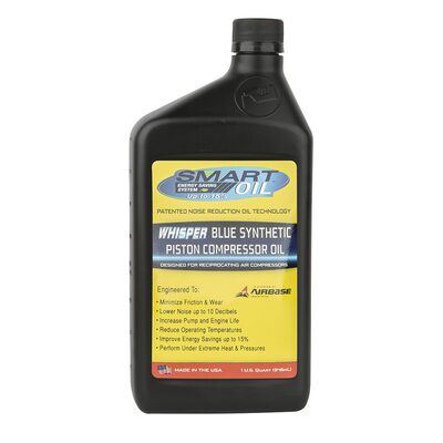 Legacy Manufacturing Smart Oil&trade; Whisper Blue Synthetic Air Compressor Oil, 1 Qt.