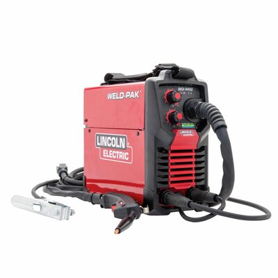 Lincoln Electric WELD-PAK 90i MIG and Flux-Cored Wire Feeder Welder with Gas Regulator