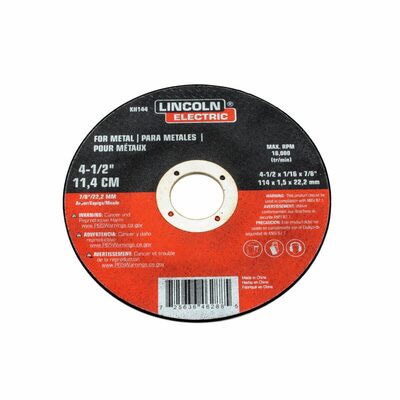 Lincoln Electric 4.5-inch x1/16-inch  Cut Off Wheel