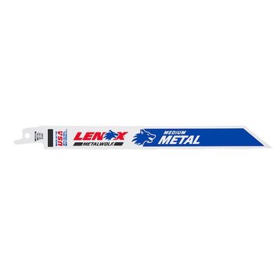 Lenox Tools 8 Inch 18 TPI Bi-Metal Reciprocating Saw Blade - 1 Pack