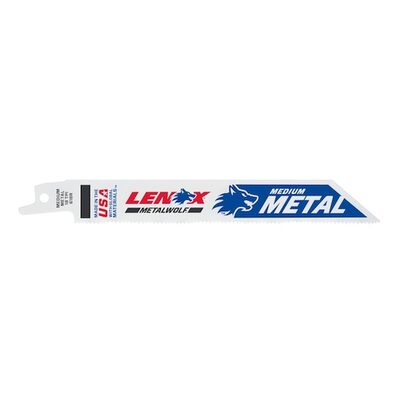 Lenox Tools 6 Inch 18 TPI Bi-Metal Reciprocating Saw Blade - 1 Pack