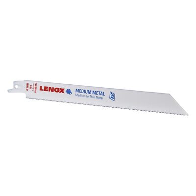 Lenox Tools Reciprocating Saw Blades, 818R, Bi-Metal, 8 in. Lo