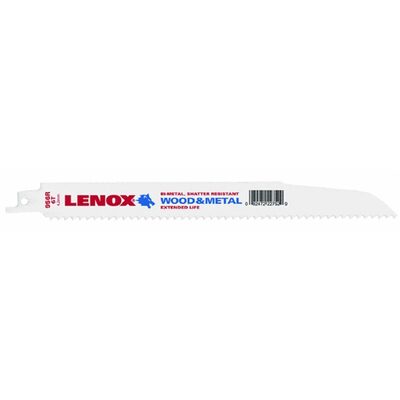 Lenox Tools Reciprocating Saw Blades, 956R, Bi-Metal, 9 in. Lo