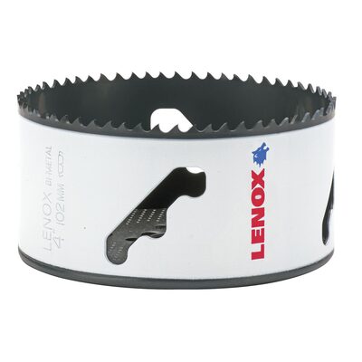 Lenox Tools Hole Saw, 4 in. Long Lasting Bi-Metal Construction