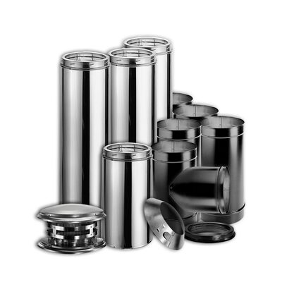 Lanair Products 8 INCH WALL CHIMNEY