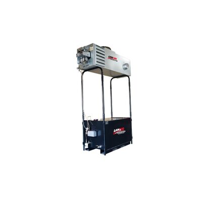 Lanair Products LS-225 WASTE OIL HEATER ROOF WITH 250 GALLON TANK MOUNTED