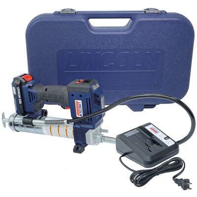Lincoln Lubrication Lithium-Ion PowerLuber 20-Volt Battery-Operated Cordless Grease Gun
