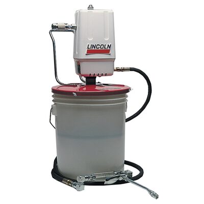 Lincoln Lubrication Pneumatic Air Operated Portable Double Acting 50:1 Ratio Barrel Pump