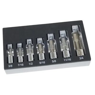 Lisle SAE Flare Nut Socket Set, 7 pc.