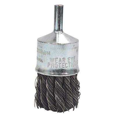 Lisle BRUSH WIRE END 1" .020 WIRE KNOTTED