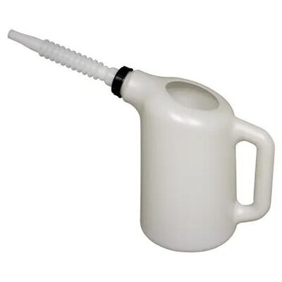 Lisle 6 Quart Oil Dispenser with White Spout
