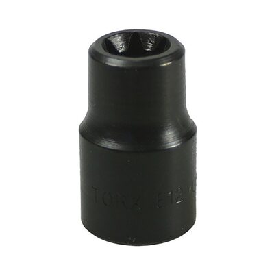 Lisle BITSOC E12 3/8D IMP EXT TRX BLK