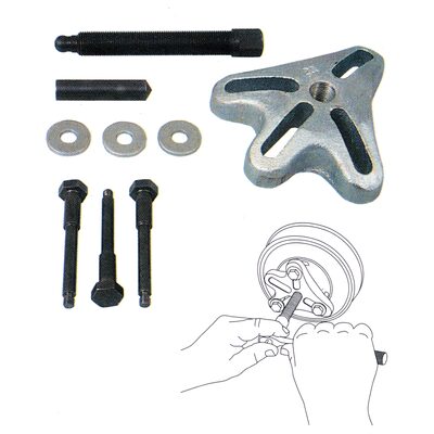 Lisle HARMONIC BALANCER PULLER FOR GM